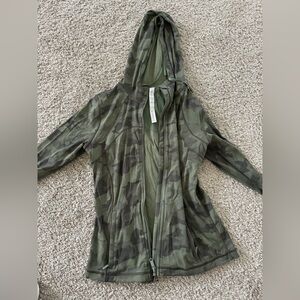 Lulu lemon zip up jacket. Size 8